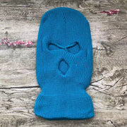 Three-hole Ski Mask Woolen Beanies