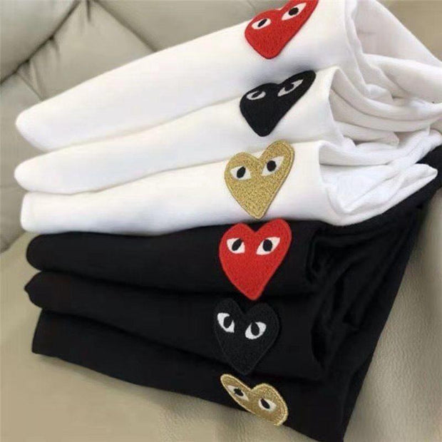 Embroidery Heart T-shirt